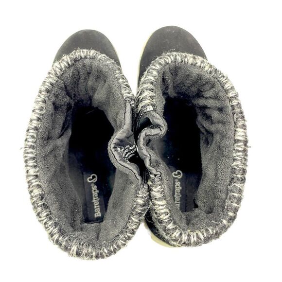 Baretraps Womens Danna Black Suede WTRPF Zip Snow Ankle Bootie Size 6.5 M - Picture 6 of 12